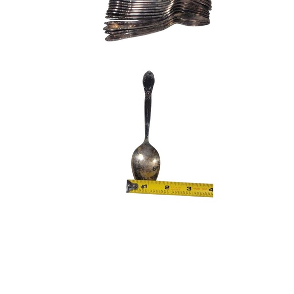 VTG Oneida LTD Silversmiths Ballad Country Lane 61 Pc Flatware Set - Tarnished - Picture 14 of 14